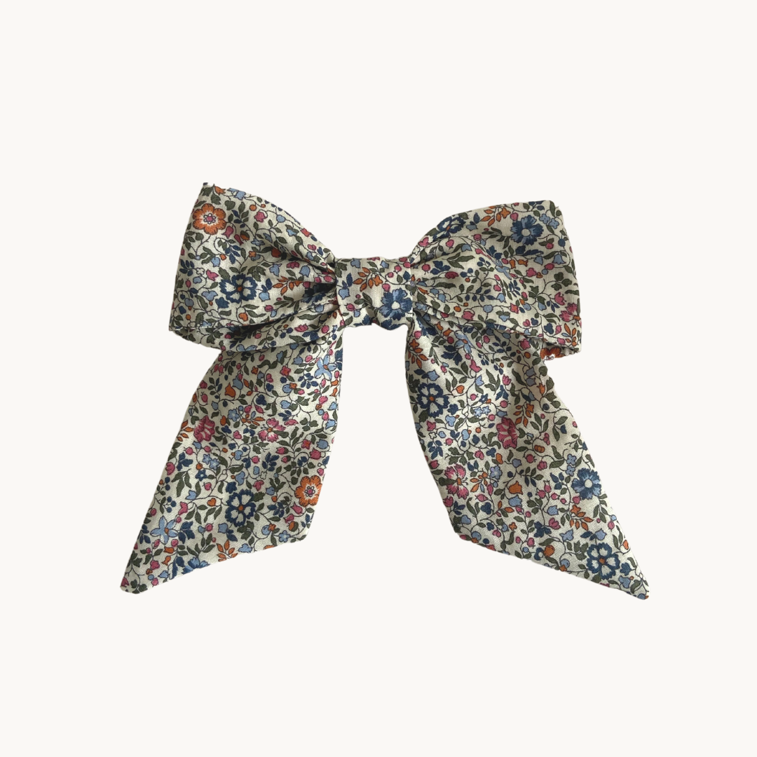 Large Long Tail Velvet Bow – Grace & James Kids